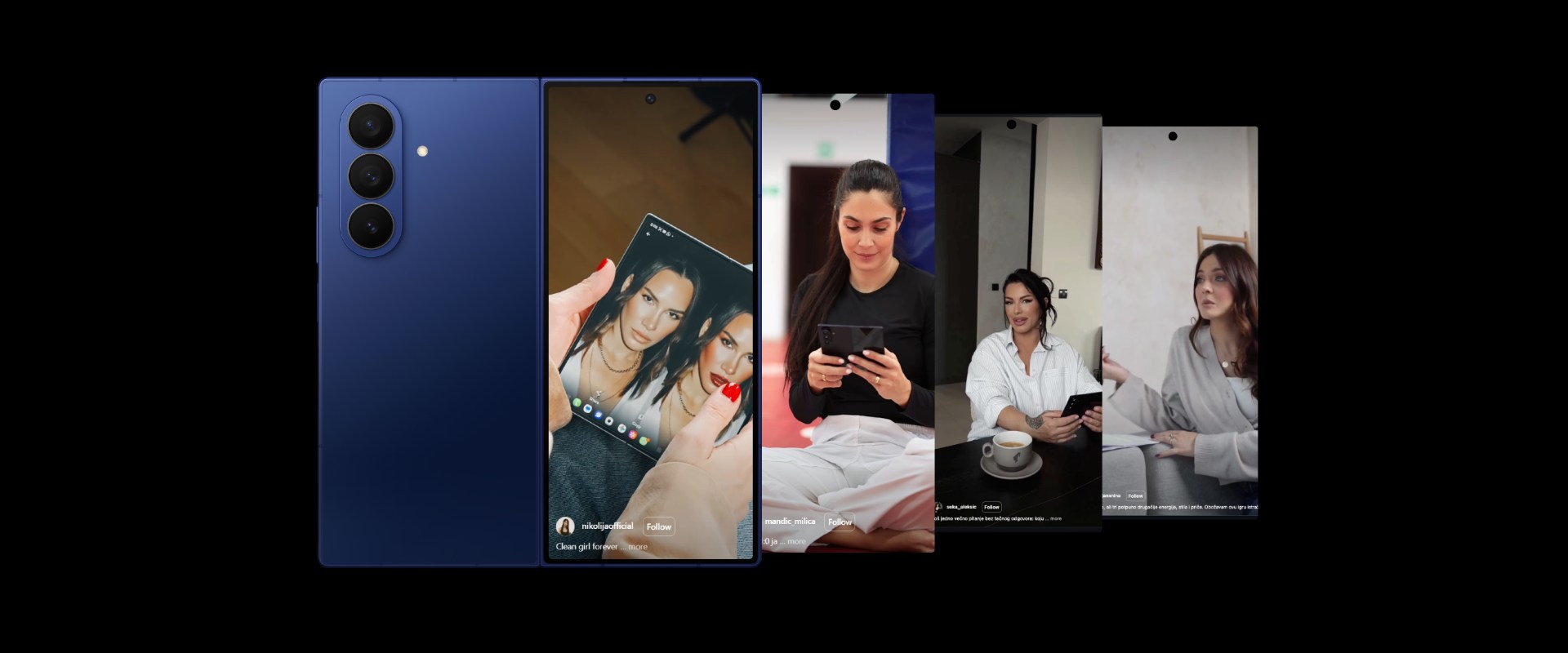 Gemini on Galaxy S25 – creator content featuring Galaxy devices